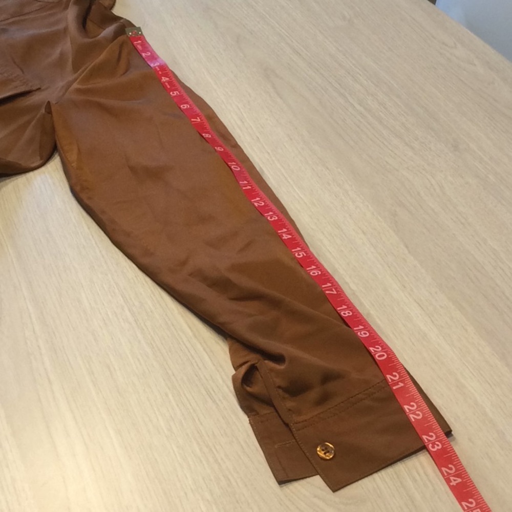 Michael Michael Kors Caramel Brown Blouse - Small - Picture 11 of 16